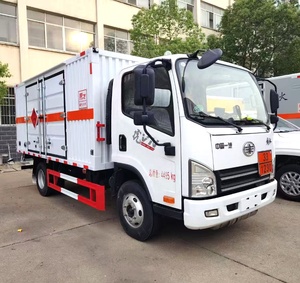 Camion de transport de produits explosifs 4X2 10T 18 tonnes <span class=keywords><strong>pour</strong></span> marchandises dangereuses et matériaux de dynamitage avec caisse antistatique - Product Image 6