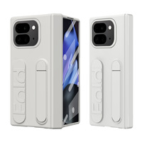 Étui officiel pour smartphone Google Pixel 9 Pro Fold avec charnière magnétique, coque intégrée, film protecteur et support bracelet compatible