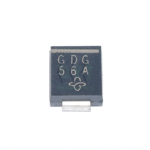 ไดโอดป้องกันไฟกระชากแบบสองทิศทาง SMCJ6.0A/<span class=keywords><strong>CA</strong></span> 6.0V SMD สำหรับทีวี  แบบพิมพ์สกรีน SMC รุ่น GDG/BDG - Product Image 2