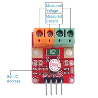 Caliente INA226 INA228 Módulo de sensor de monitoreo de voltaje de corriente IIC I2C Interfaz bidireccional Zero-Drift Breakout Board