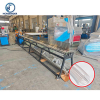 Conduit de ventilation Tuyau d'air flexible Aspiration et livraison Tuyau en PVC PU Ligne de production de tuyau de conduit d'air en fil d'acier