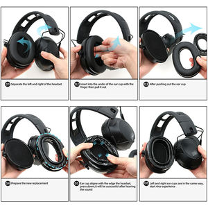 Auriculares tácticos, orejeras de Gel, almohadilla para los oídos para <span class=keywords><strong>3M</strong></span> Peltor Sport, protección auditiva táctica, auriculares para caza y tiro - Product Image 5