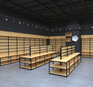 Hot bán hiện đại hai mặt nhiệm vụ ánh sáng siêu thị Gondola Kệ hệ thống dây Kệ Nhà Máy bán hàng trực tiếp - Product Image 6