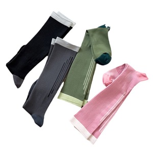 Calcetines <span class=keywords><strong>de</strong></span> punto <span class=keywords><strong>de</strong></span> compresión verde y rosa para mujer, calcetines largos <span class=keywords><strong>de</strong></span> tubo sin costuras para Fitness, correr, saltar la <span class=keywords><strong>cuerda</strong></span>, Yoga - Product Image 5