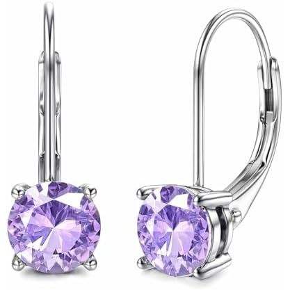 Silver+lavender 1.0 ct