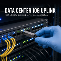 Module émetteur-récepteur SFP+ fibre optique 10 Gbit/s 300m-80km Duplex LC LR SR DDM DOM pour transmission réseau de base et d'accès
