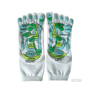 Chaussettes d'acupuncture jd-m049, chaussons de massage de réflexologie - Product Image 4