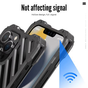 <span class=keywords><strong>Funda</strong></span> de armadura de Metal para <span class=keywords><strong>iPhone</strong></span> 16 15 <span class=keywords><strong>14</strong></span> 13 12 Pro Max Plus, <span class=keywords><strong>Funda</strong></span> con Protector de lente, carcasa hueca de alta resistencia - Product Image 6