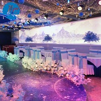 Écran de projection interactif 4K LED immersif 3D holographique pour salle de karaoké, projecteur avec haut-parleur Wi-Fi intégré, publicité portable
