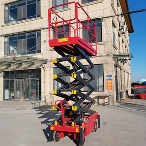 4-18m alat pengangkat pembersih kaca platform kerja ketinggian tinggi garpu geser hidrolik elektrik perancah lift <span class=keywords><strong>mobile</strong></span> 4-18m - Product Image 4