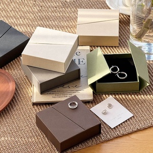 Boîte d'emballage pour <span class=keywords><strong>bijoux</strong></span> personnalisée, collier, bague, boucles d'oreilles, bracelet, cadeau, étui magnétique de luxe, boîte de rangement pour <span class=keywords><strong>bijoux</strong></span>, organisateur, boîte à <span class=keywords><strong>bijoux</strong></span> - Product Image 1