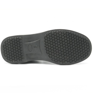 Semelle en caoutchouc antidérapante résistante à l'huile noire orteil en acier anti-crevaison Restaurant cuisine Chef chaussures de sécurité pour hommes sans lacets - Product Image 5