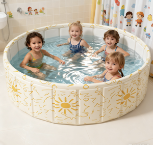 <span class=keywords><strong>Piscine</strong></span> pliable <span class=keywords><strong>pour</strong></span> enfants en PVC, portable, légère, surface antidérapante, écologique, <span class=keywords><strong>pour</strong></span> usage intérieur/extérieur - Product Image 1