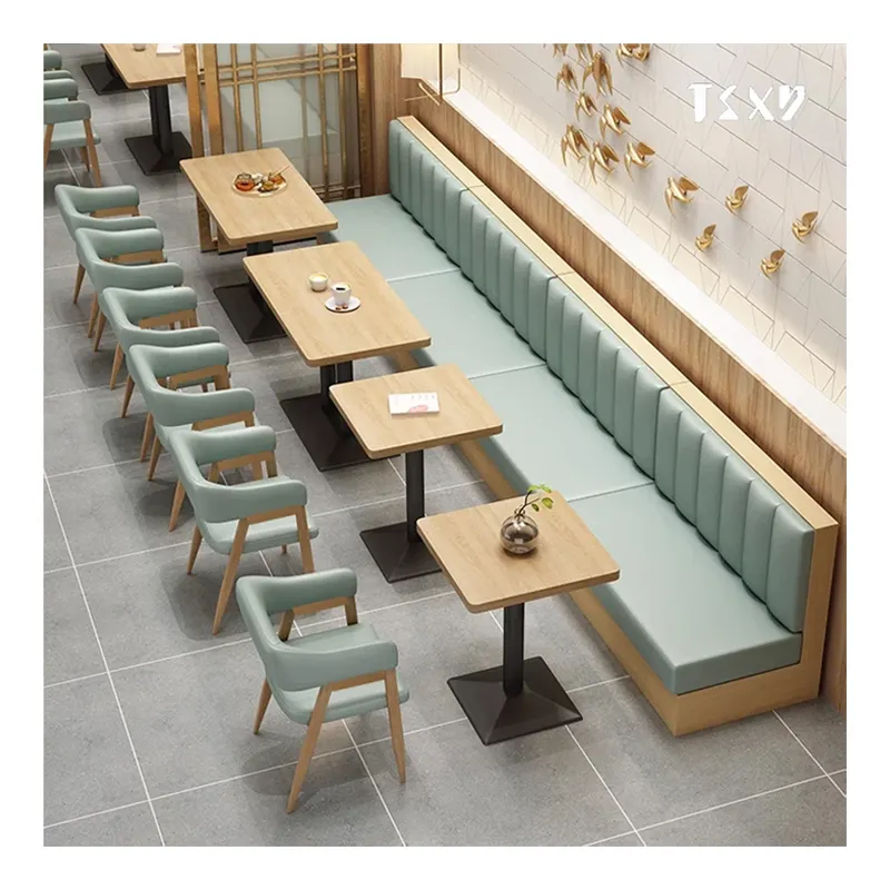 עיצוב מותאם אישית כיסא מסעדה מפואר שולחנות מסעדות עץ מודרניות כסאות אוכל בית מלון ומסעדה