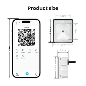 Vguang-système de contrôle d'accès Q350, lecteur de Code QR pour porte, Scanner de codes à barres avec relais, Module de balayage, chinois, bon marché