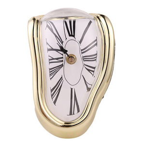Creativo retro ordito e surrealista <span class=keywords><strong>Salvador</strong></span> Dali Style orologio da parete decorazione regalo giardino di casa - Product Image 4