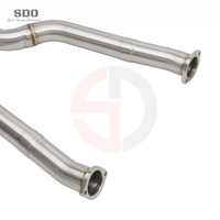 Échappement Catback en acier inoxydable SD 304 pour BMW M5 E60 5.0L 2005-2010, échappement amélioré avec double silencieux, échappement de voiture