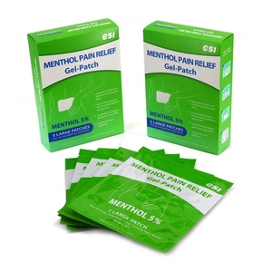 CSI 사용자 정의 국소 진통제 멘톨 냉각 젤 통증 완화 패치 무릎 근육 관절 통증 진정 - Product Image 1