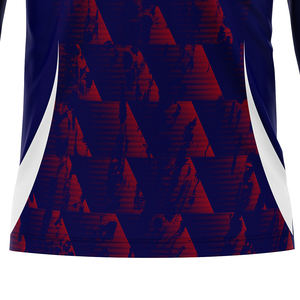 ชุดฟุตบอลแขนยาวลายเรขาคณิตวินเทจแบบกำหนดเองชุดสไตล์ย้อนยุคน้ำหนักเบาคุณภาพสูงสำหรับการฝึกเป็นทีม - Product Image 3