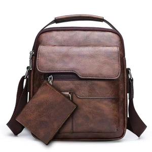 Bolso <span class=keywords><strong>de</strong></span> Hombro para <span class=keywords><strong>Hombre</strong></span>, Bolso Retro para <span class=keywords><strong>Hombre</strong></span>, Bolso Cruzado para Documentos, Gran Capacidad, Nuevo Bolso Casual <span class=keywords><strong>de</strong></span> Moda con Cartera - Product Image 6