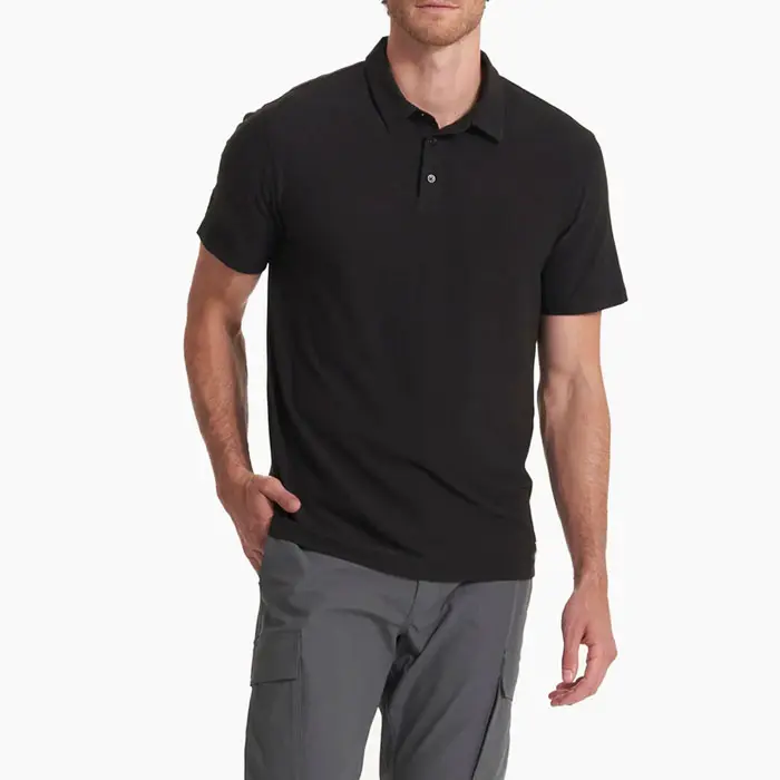 Hoge Kwaliteit Custom Design Golf Polo T Shirts Comfort Kleuren Gebreide Poloshirt Voor Mannen