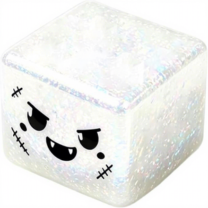 Boîte mystère Halloween : Cube de paillettes Squishy, Jouet anti-stress à presser (Fantôme, Citrouille, Œil) – Cadeau pour enfants, idéal pour la détente des fêtes, vente en gros - Product Image 5