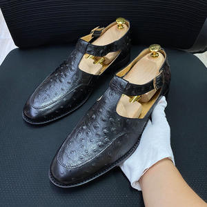 Nuevos Zapatos Casuales de Piel Vacuna Brillante de Lujo 2026, Zapatos de Otoño para Hombre de Negocios a la Moda, Impermeables y que Aumentan la Estatura - Product Image 4