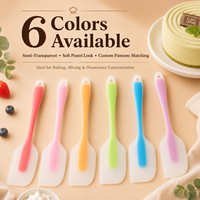 Grattoir à bol et grattoir à crème professionnels YMS avec spatule de pâtisserie Maryse pour outils de cuisine en silicone