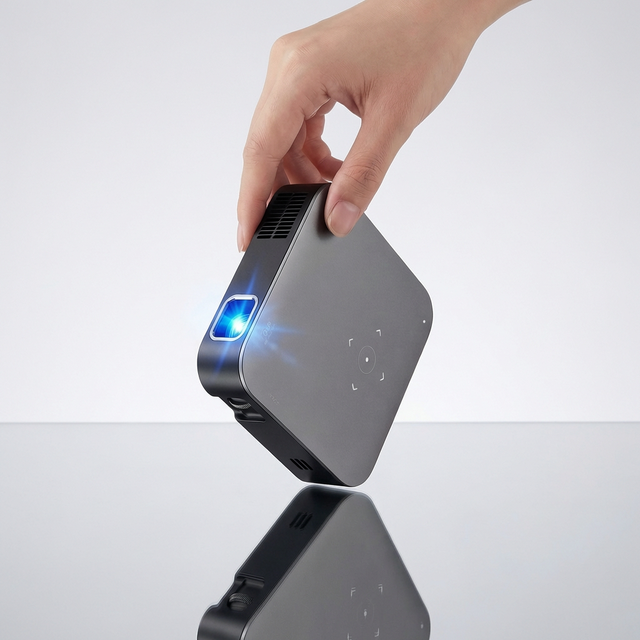 S200 4K Micro Projector Android 9 Amlogic T972 32GB Pico Pocket with 2G RAM Customizable WiFi and Short Throw