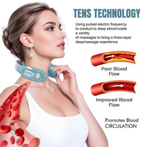 Masajeador de cuello para aliviar el calor, masajeador Cervical de punto de activación de tejido profundo de pulso eléctrico portátil para mujeres y hombres, regalos - Product Image 4