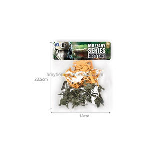 Lindo Mini plástico estático soldados conjunto juguetes traje militar para niños - Product Image 3