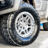 Jantes tout-terrain forgées en aluminium 6061-T6 DW Wholesale, 18, 20, 21, 22 pouces, couleur argent, compatibles avec les camionnettes Ford, prix usine, fournisseur.