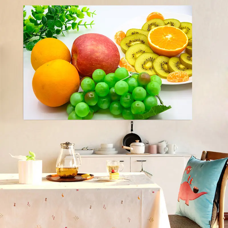 Cuadro minimalista de fruta y verdura para restaurante, pintura en lienzo, arte de pared, Impresión de imagen para decoración del hogar, estilo nórdico moderno