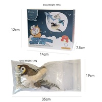 Jouet en peluche authentique Sparrow pour chien et chat, jouet d'oiseau électrique sonore et vibrant, auto-amusant, simulation de poisson qui bouge les ailes