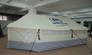 QUYE <strong>UNHCR</strong> Family <strong>Tent</strong> Manufacture 6.6x4m Emergency Shelter <strong>Refugee</strong> Relief for 5+ Person - Product Image 2