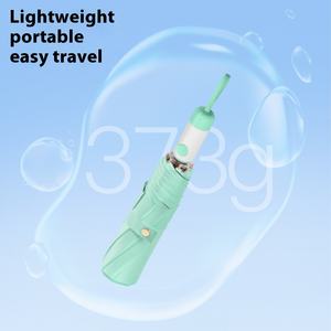 Полностью автоматический Японский Корейский желе цветной Ультрафиолетовый защитный ЗОНТ 8K складной солнечный зонт для солнечных дождливых дней рекламы - Product Image 4