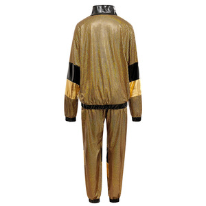 Disfraz <span class=keywords><strong>de</strong></span> Fiesta Hippie Disco <span class=keywords><strong>de</strong></span> <span class=keywords><strong>los</strong></span> <span class=keywords><strong>70</strong></span> para Adultos, Disfraz Vintage <span class=keywords><strong>de</strong></span> Hip Hop Hippie para Cosplay, Actuaciones en Escenario, Disfraces <span class=keywords><strong>de</strong></span> Halloween para Hombres <span class=keywords><strong>y</strong></span> Mujeres - Product Image 6