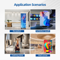 Pantalla LED Plegable de Doble Cara para Publicidad en Interiores P2.5/P1.5 para Centros Comerciales