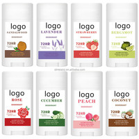 Logo personnalisé Bâton de déodorant anti-transpirant au suif de noix de coco sans aluminium déodorant à bille pour la beauté et les soins personnels