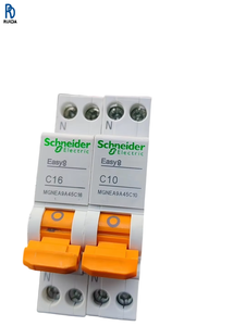 Interruptor de Circuito en Miniatura Y9, Doble Entrada y Doble Salida, Tipo C, 10A 16A, Protección Contra Sobrecarga y Cortocircuito - Product Image 1
