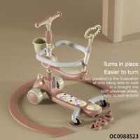 Produits pour bébés, chariot pliable multifonctionnel, poussette-scooter 3 en 1 avec siège auto, vente en gros depuis la Chine
