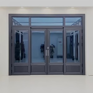 Porta Scorrevole Pieghevole in <span class=keywords><strong>Alluminio</strong></span> Stile Retrò 120, Resistente al Vento, Doppio Vetro per Balcone e Patio - Product Image 6