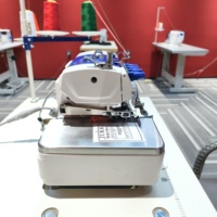 Machine à coudre surjeteuse industrielle JUKKY à entraînement direct JK-747DU, haute vitesse, électronique, double aiguille, 4 fils, avec table