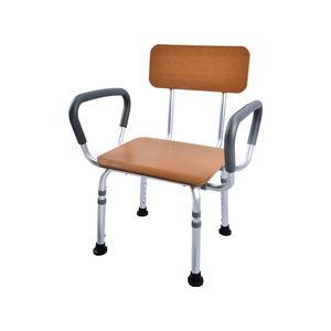 Chaise de douche Wei Yikang en alliage d'aluminium, taille personnalisable, siège effet bois, équipement de sécurité pour salle de bain pour personnes âgées et femmes enceintes - Product Image 3