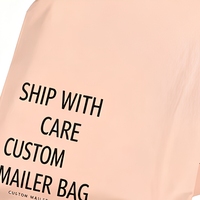 Enveloppe d'expédition écologique en polyéthylène avec poignée, épaisseur 2,5 mil, imperméable et réutilisable pour les services de messagerie express