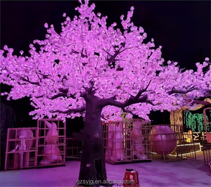 Grande Albero Luminoso Artificiale a LED per Esterni, Decorazione Notturna per Strade Cittadine e Giardini, Lampada Albero Fatta a Mano - Product Image 1
