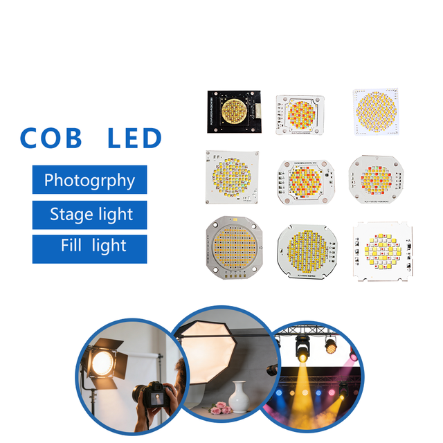 OEM/ODM factory RGBCW RA97 Dimmable CCT COB LED for Stage Lights Dimmable Movie Lights Five Colors COB Chips