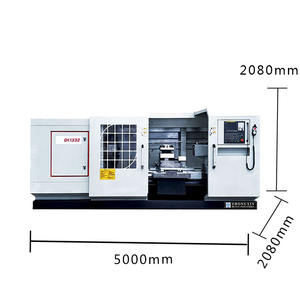 ヘビーデューティーCNCパイプ旋盤QK1332水平金属加工機（スイング径1000mm） - Product Image 6