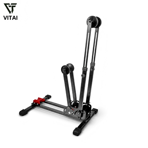 Support de stationnement pliable et réglable VITAI 3 en 1 en acier au carbone durable pour vélos de montagne, vélos de route et vélos à pneus larges – Idéal pour l'intérieur - Product Image 2