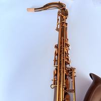 Professional H85 Brass Tenor Saxophone Eb Rolled Tone Hole High Quality Wind Instrument
